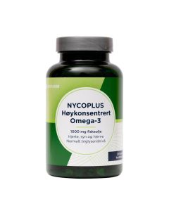 Nycoplus Høykonsentrert Omega-3 1000mg kapsler 120 stk
