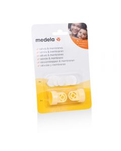 Medela 2 Ventiler + 6 Membran 1 stk Medela 2 Ventiler + 6 Membran 1 stk