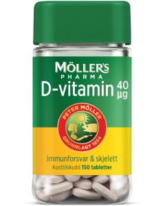 Möller's Pharma D-vitamin 40 µg
