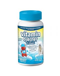 Vitaminbjørner D-vitamin 60 stk