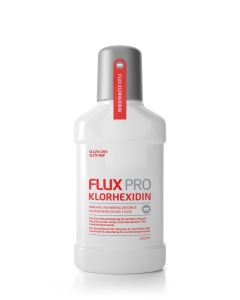 Flux Munnskyll med klorhexidin (0,12%) og fluor (0,2 %NaF) 250 ml