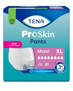 TENA Pants Maxi, inkontinensundert&oslash;y, str. XL, 10stk
