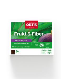 Frukt & Fiber Terninger tyggetabletter 24 stk