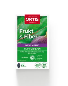 Frukt & Fiber tabletter 30 stk