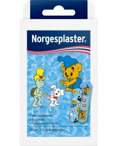 Norgeplaster Bamse 10x20pcs