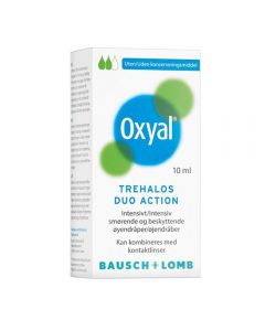 Oxyal Trehaldos Duo Action øyedråper 10 ml