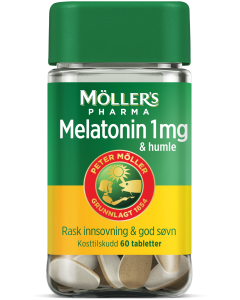 Möller's Pharma Melatonin 1mg & humle