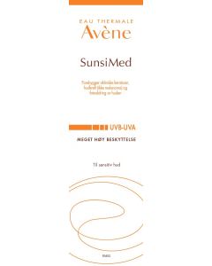 Avène SunsiMed SPF 50+ 80 ml