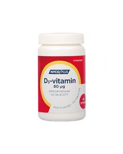 Nycoplus D3-vitamin 80 mcg tabletter 100 stk