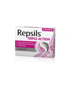 Repsils Triple Action Jordbær 24 stk Repsils Triple Action Jordbær 24 stk