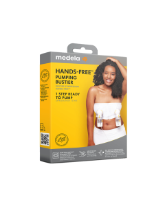 Medela Hands-free™ Pumpe-Bustier, hvit, M Medela Hands-free™ Pumpe-Bustier, hvit, M