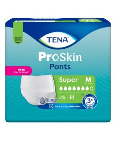 TENA Pants Super, inkontinensundert&oslash;y, str. M, 12stk