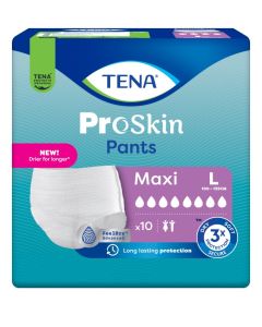 TENA Pants Maxi, inkontinensundert&oslash;y, str. L, 10stk