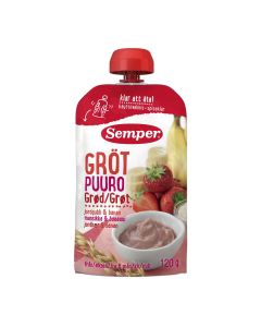 Semper Spiseklar Grøt Jordb&Ba 120G