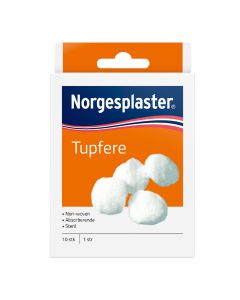 Norgesplaster Steril Tupfere 10 stk