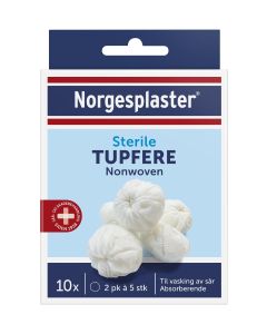 Norgesplaster Steril Tupfere 10 stk