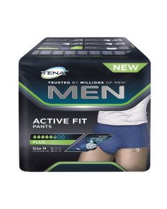 TENA Men Pants Active Fit, buksebleie, M, 12 stk