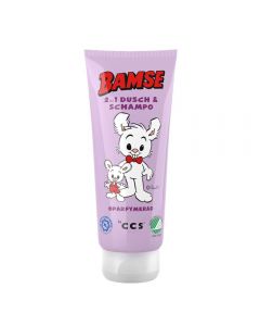 Bamse 2in1 Dusj&Sjampo, uparfymert