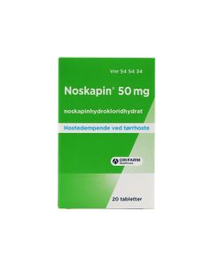 Noskapin tabletter 50 mg 20 stk