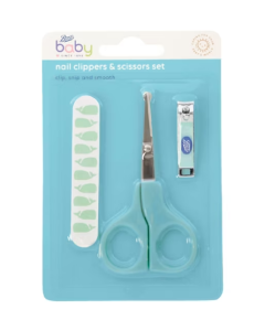 Boots Baby Nail ClippSciss set, negleklipper sett