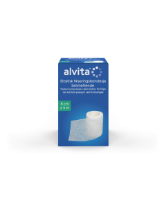 Alvita Elastisk Fikseringsbandasje 8cm x 4m
