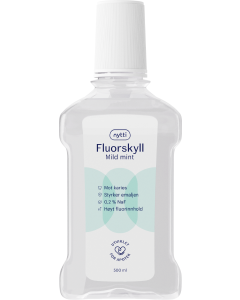 Nytti Fluorskyll Mild Mint 500ml