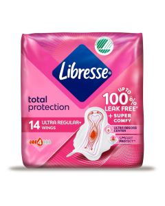 Libresse Ultra Thin, Normal, med vinger 14 stk