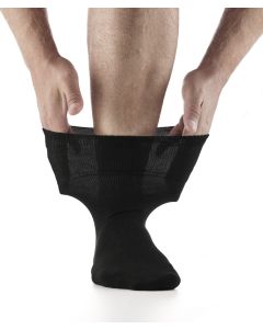 Loosefit sokker, one-size, sort - 3 par Loosefit sokker, one-size, sort - 3 par