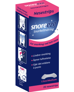 Snoreeze Nesestrips Liten / Midten 20 strips