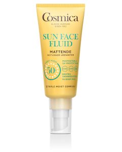 Cosmica Sun Face Fluid SPF50+ uten parfyme 40ml