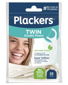 Plackers Flosser Twin 33stk