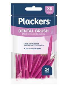 Plackers mellomromsbørste rosa 0,4 mm XS, 24 stk