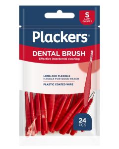 Plackers mellomromsbørste rød 0,5 mm S, 24 stk