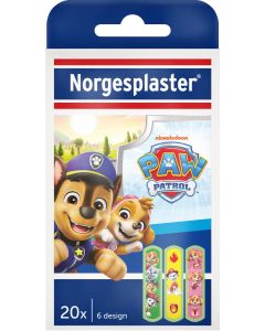 Norgesplaster Paw Patrol 10x20 pcs