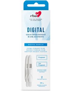 Rfsu graviditetstest digital 2 stk