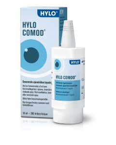 Hylo-Comod Øyedråper U/Kons 10 ml
