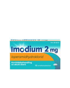 Imodium Smeltetabletter 2 mg 12 stk