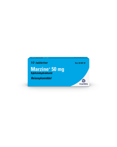 Marzine tabletter 50 mg 10 stk