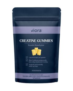 Viora creatine gummies sitron 120 stk Viora creatine gummies sitron 120 stk
