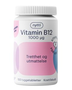 Nytti Vitamin B12 1000 µg, 100stk