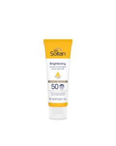 Soltan Brightening Protect & Moisturise Facial Sun Care SPF50+ 50ml