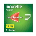 Nicorette depotplaster 15mg/16timer 7stk