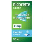 Nicorette icemint tyggegummi 2 mg 30 stk