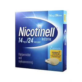 Nicotinell 14 mg depotplaster for røykeslutt 7 stk