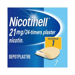 Nicotinell 21 mg depotplaster for røykeslutt 7 stk