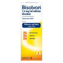 Bisolvon mikstur kirsebær 1.6 mg/ml 125 ml