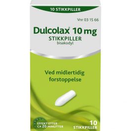 Dulcolax stikkpille 10 mg 10 stk