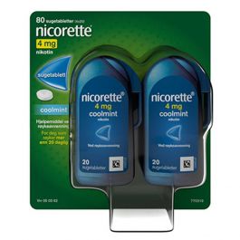 Nicorette sugetablett coolmint 4 mg 4x20 stk