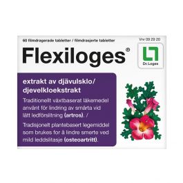 Flexiloges 60 stk filmdrasjerte tabletter