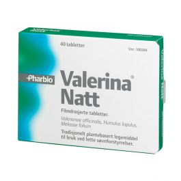 Valerina Natt tabletter 40 stk
